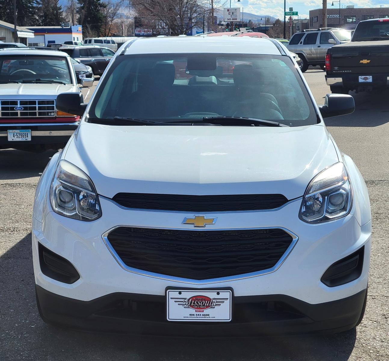 2017 White /Black Chevrolet Equinox LS 2WD (2GNALAEK3H1) with an 2.4L L4 DOHC 16V FFV engine, 6A transmission, located at 450 N Russell, Missoula, MT, 59801, (406) 543-6600, 46.874496, -114.017433 - Nice Front Wheel Drive SUV. 2.4L I4 Engine. 6 Speed Automatic Transmission. Bluetooth. Backup Camera. Air. Cruise. Tilt. Power Windows and Locks. - Photo #6
